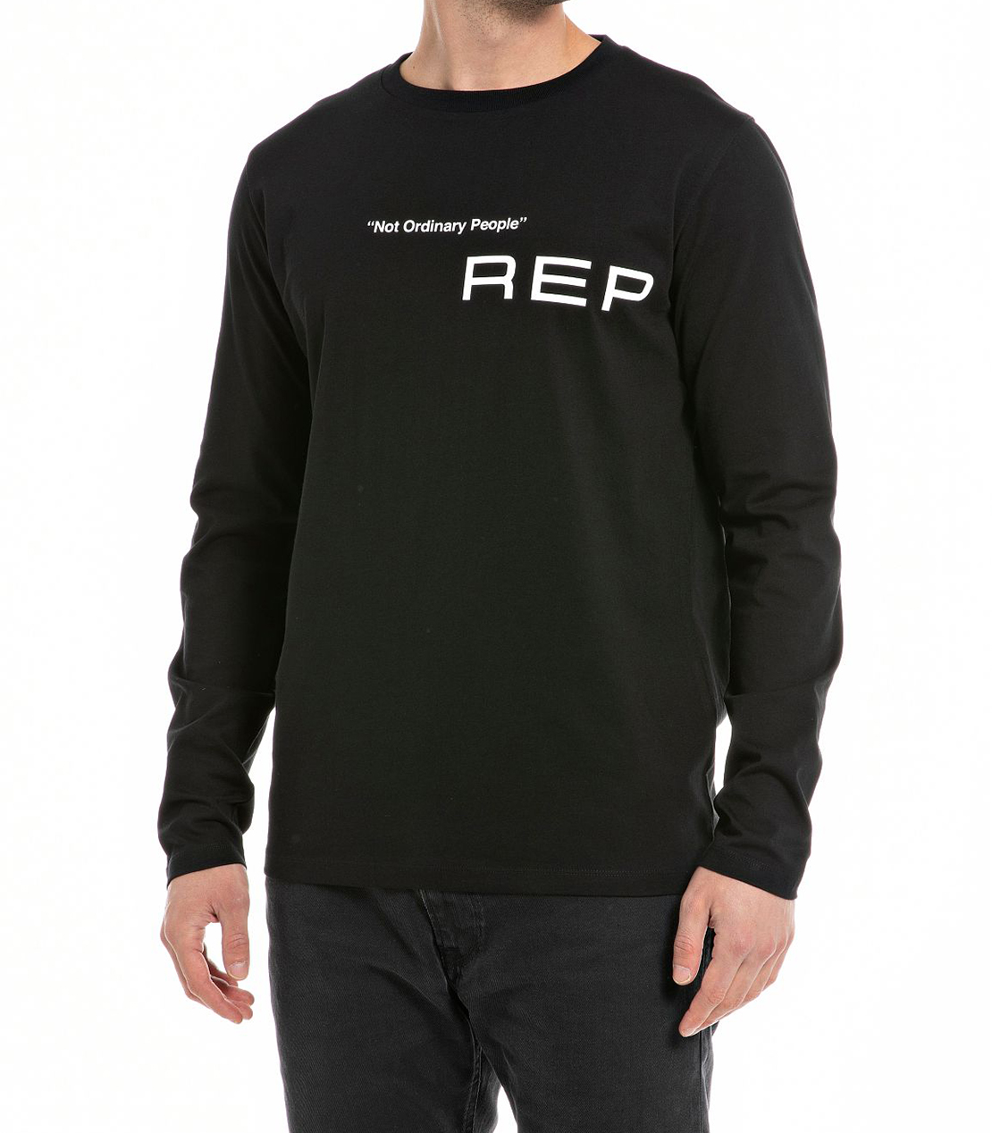 ベーシックジャージー ロングTシャツ 詳細画像 ブラック 1